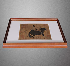 柳林书画装裱配框服务案例